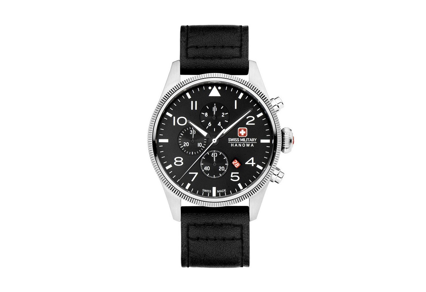 Swiss Military Hanowa Quarzuhr Quarzuhr Herrenuhr 43 Quarz Herren von Swiss Military Hanowa