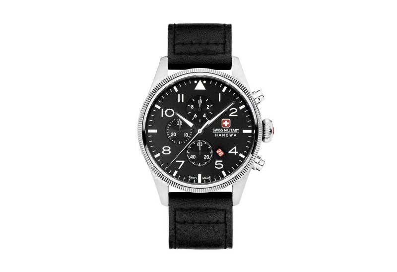 Swiss Military Hanowa Quarzuhr Quarzuhr Herrenuhr 43 Quarz Herren von Swiss Military Hanowa