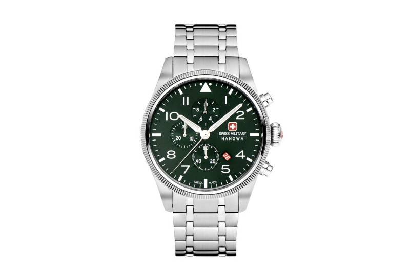 Swiss Military Hanowa Quarzuhr Quarzuhr Herrenuhr 43 Quarz Herren von Swiss Military Hanowa