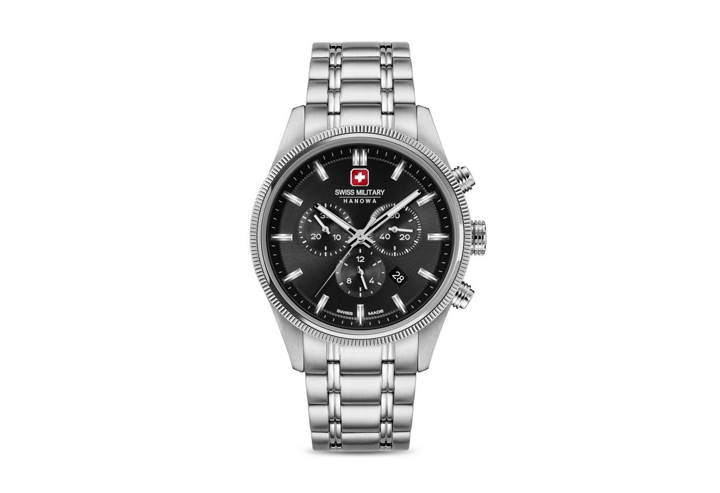 Swiss Military Hanowa Quarzuhr Quarzuhr Herrenuhr 43 Quarz Herren von Swiss Military Hanowa