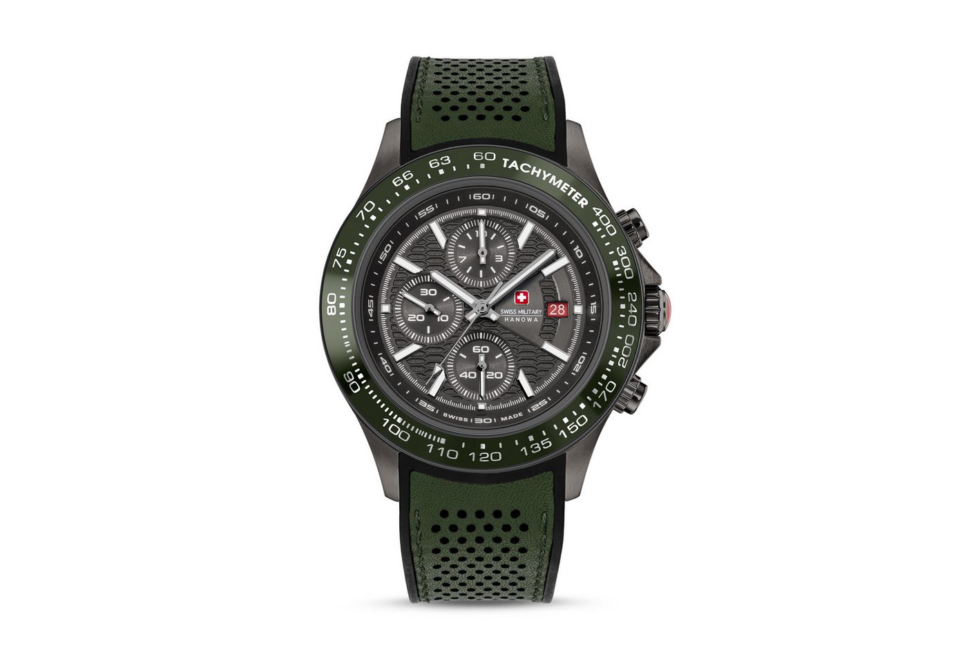 Swiss Military Hanowa Quarzuhr Quarzuhr Herrenuhr 43 Quarz Herren von Swiss Military Hanowa