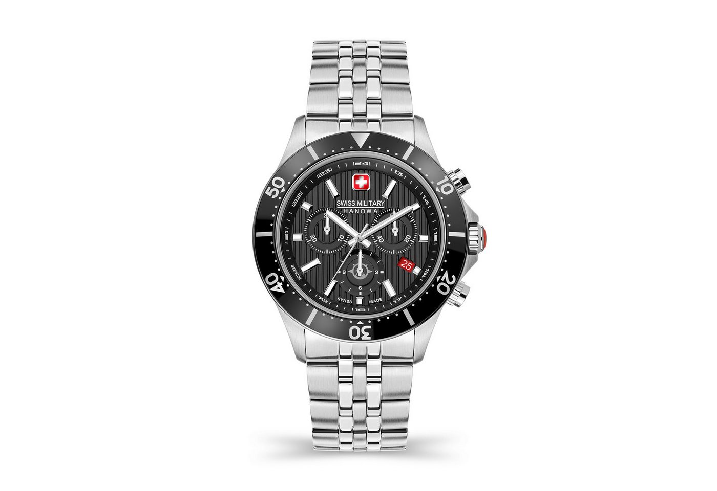 Swiss Military Hanowa Quarzuhr Quarzuhr Herrenuhr 43 Quarz Herren von Swiss Military Hanowa
