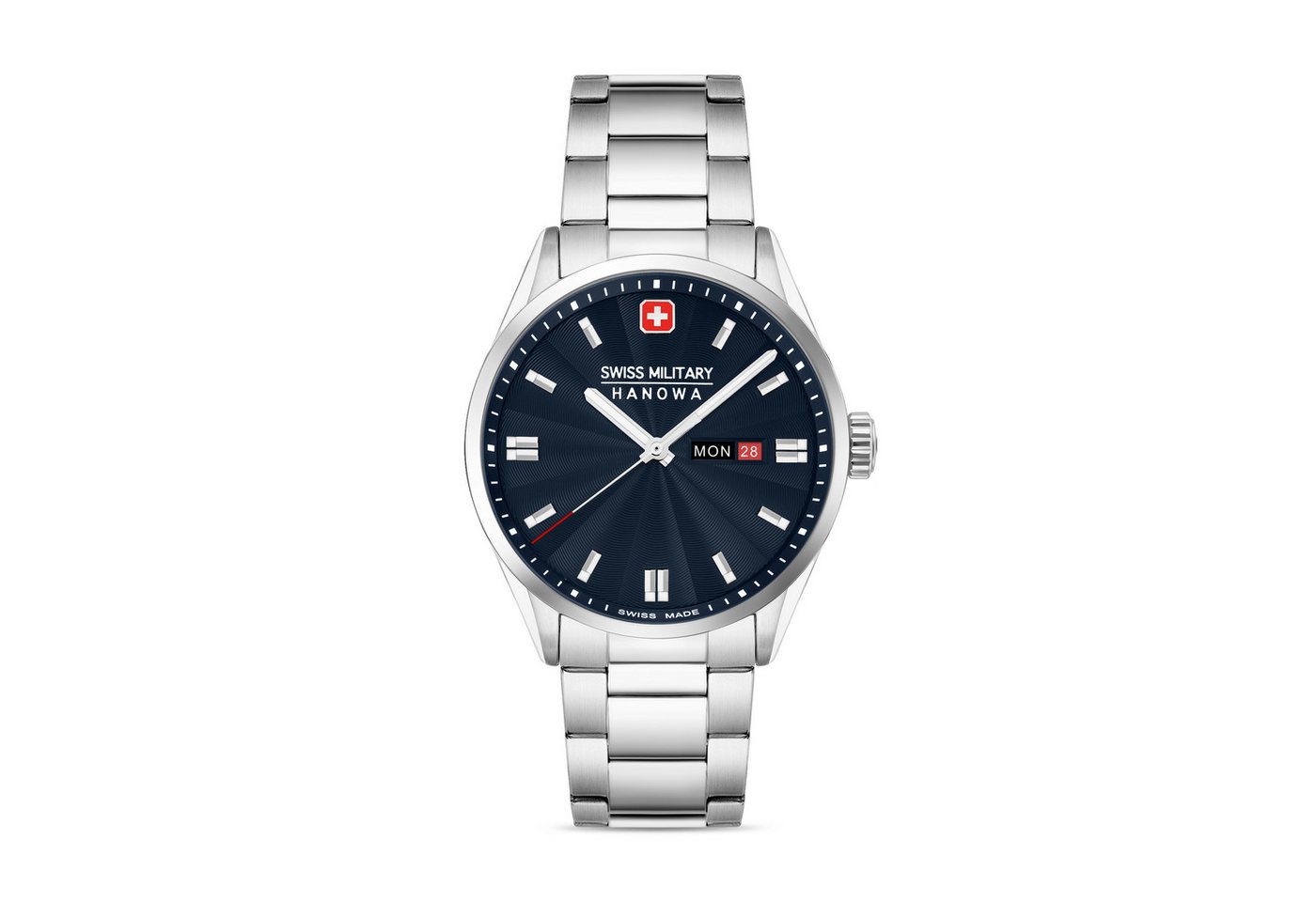 Swiss Military Hanowa Quarzuhr Quarzuhr Herrenuhr 43 Quarz Herren von Swiss Military Hanowa