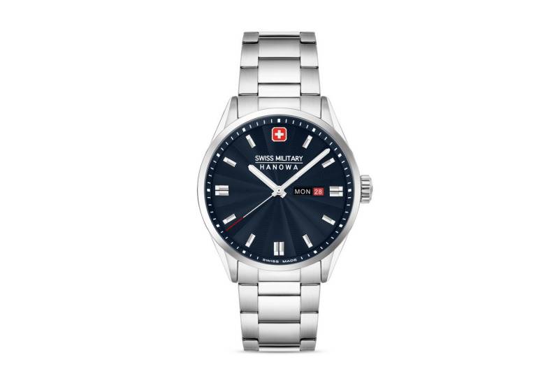 Swiss Military Hanowa Quarzuhr Quarzuhr Herrenuhr 43 Quarz Herren von Swiss Military Hanowa