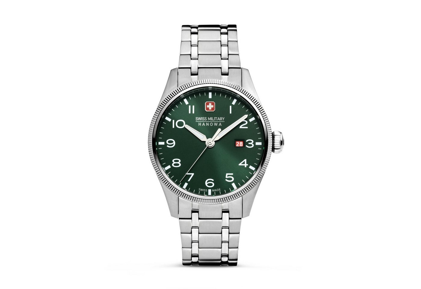 Swiss Military Hanowa Quarzuhr Quarzuhr Herrenuhr 43 Quarz Herren von Swiss Military Hanowa