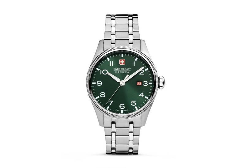 Swiss Military Hanowa Quarzuhr Quarzuhr Herrenuhr 43 Quarz Herren von Swiss Military Hanowa