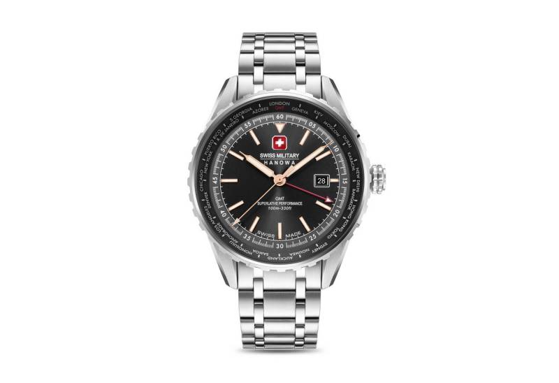 Swiss Military Hanowa Quarzuhr Quarzuhr Herrenuhr 44 Quarz Herren von Swiss Military Hanowa