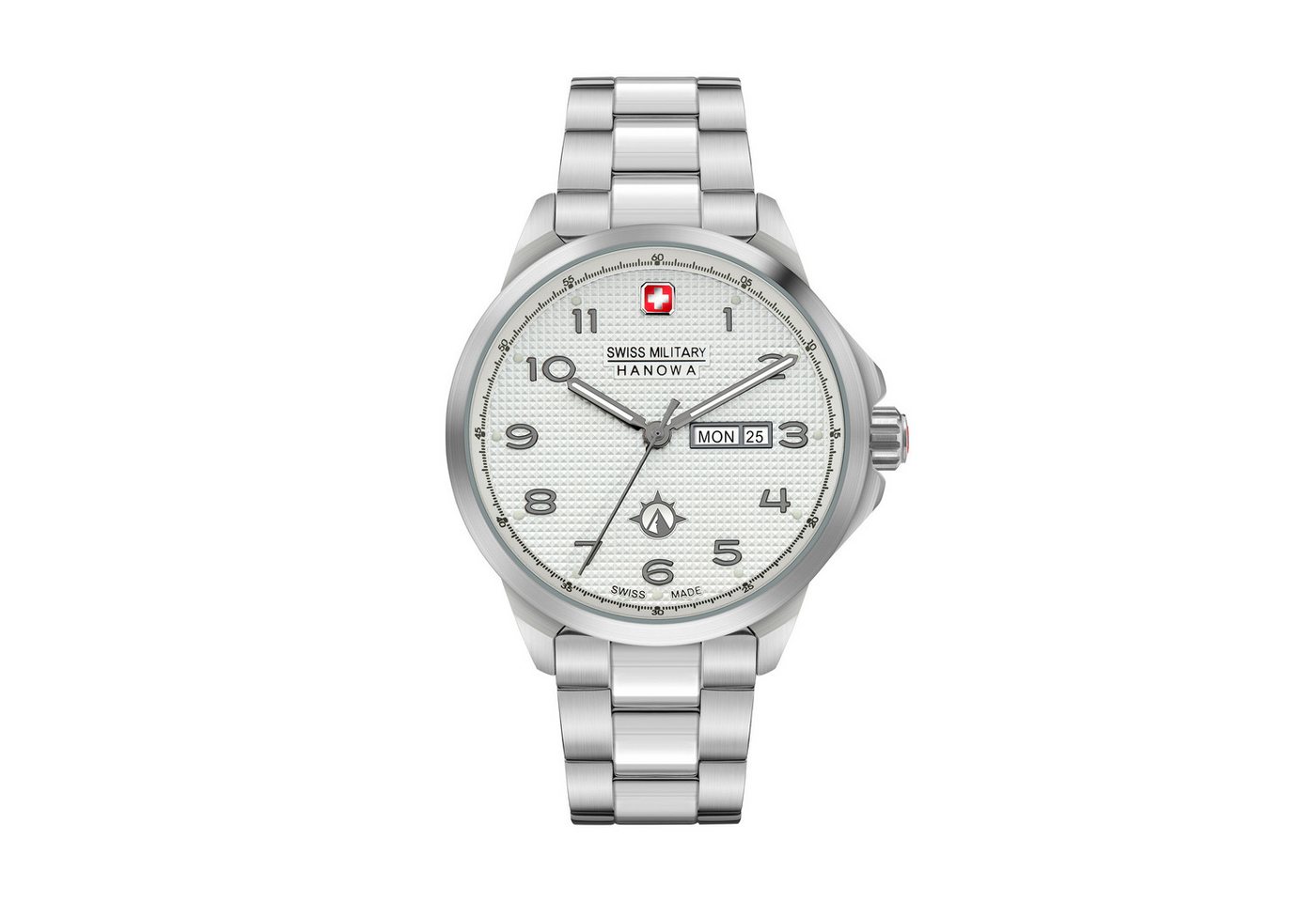 Swiss Military Hanowa Quarzuhr Quarzuhr Herrenuhr 45 Quarz Herren von Swiss Military Hanowa