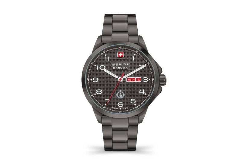 Swiss Military Hanowa Quarzuhr Quarzuhr Herrenuhr 45 Quarz Herren von Swiss Military Hanowa