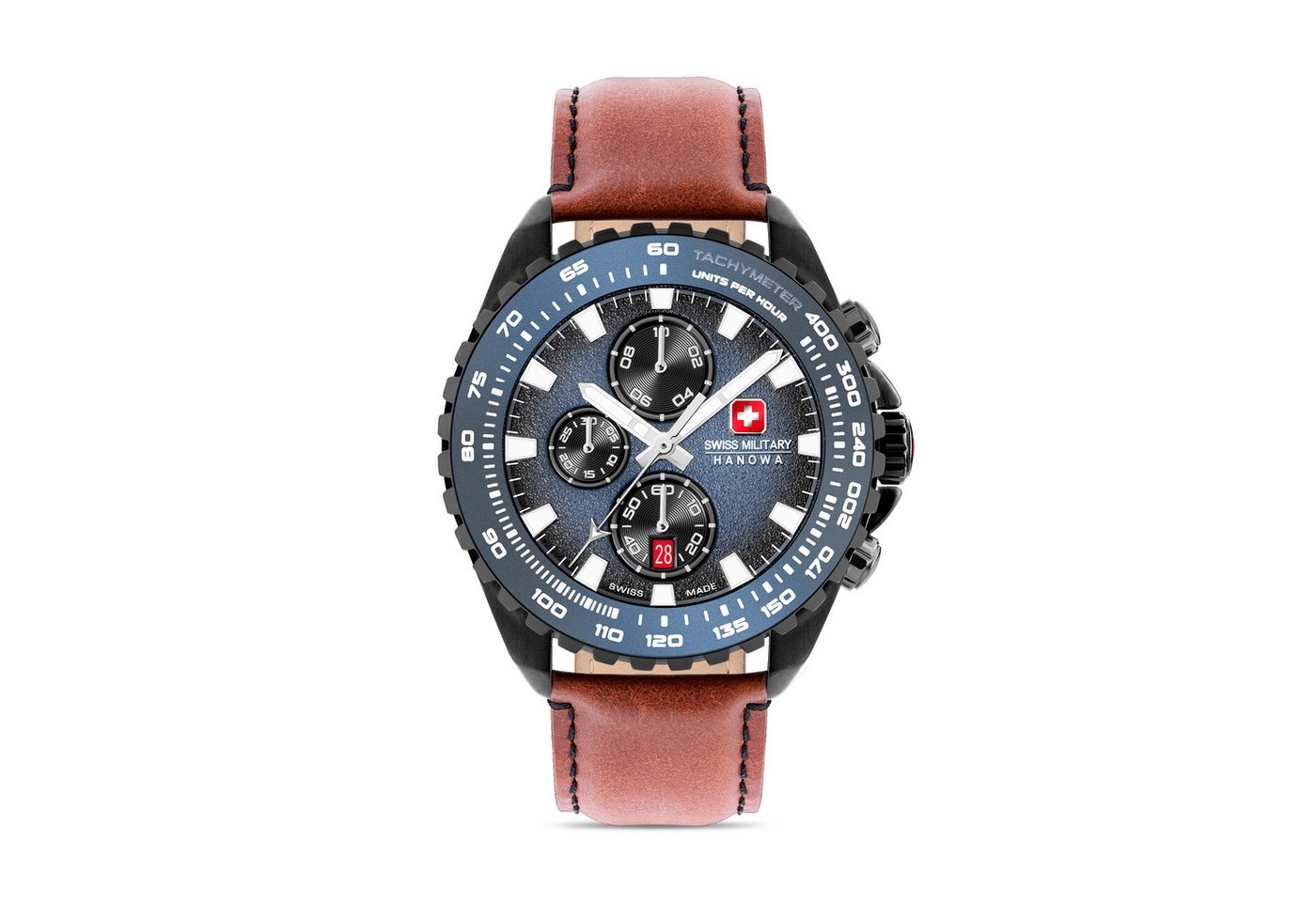 Swiss Military Hanowa Quarzuhr Quarzuhr Herrenuhr 45 Quarz Herren von Swiss Military Hanowa