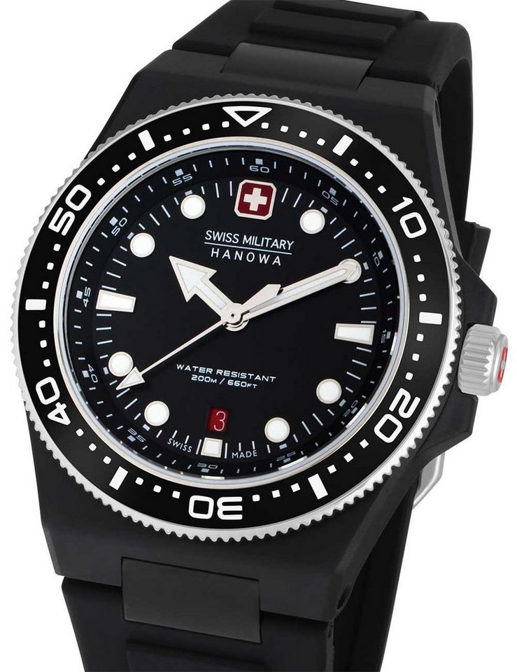 Swiss Military Hanowa Quarzuhr Swiss Military Hanowa SMWGN0001180 Ocean Pioneer Herrenuhr Swiss Military Hanowa SMWGN0001180 Ocean Pioneer Herrenuhr von Swiss Military Hanowa