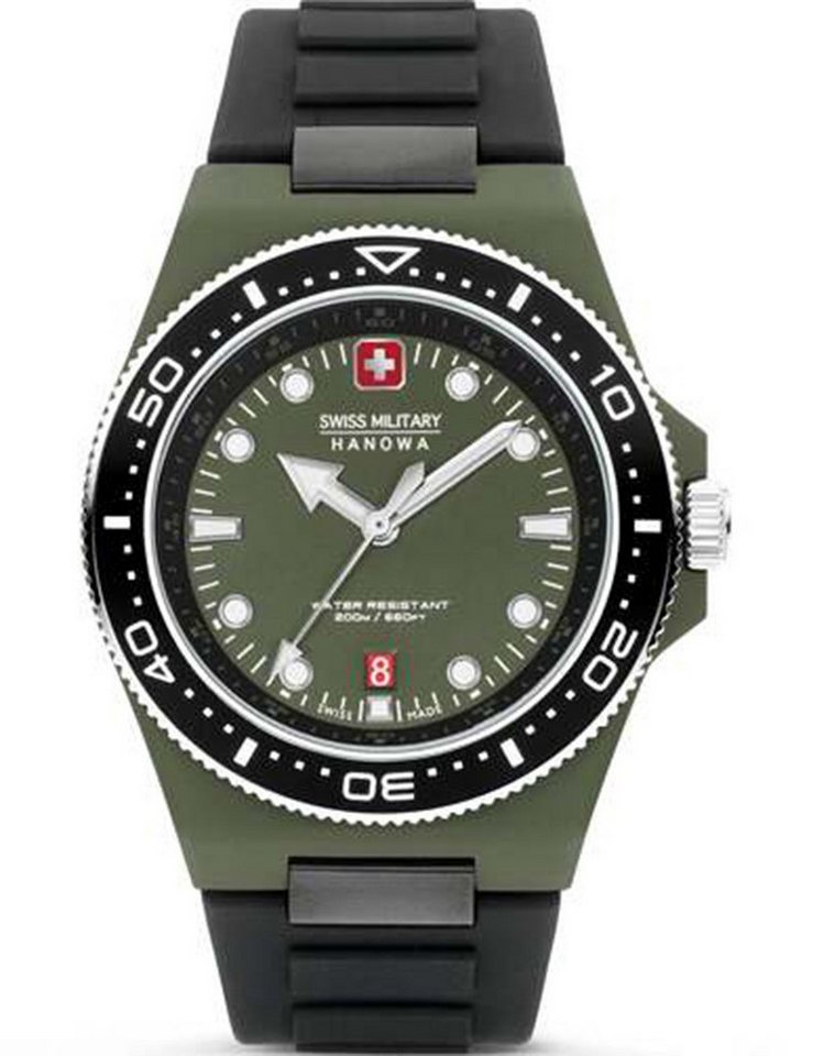 Swiss Military Hanowa Quarzuhr Swiss Military Hanowa SMWGN0001181 Herrenuhr Ocean Pioneer 45mm 20ATM Swiss Military Hanowa SMWGN0001181 Herrenuhr Ocean Pioneer 45mm 20ATM von Swiss Military Hanowa