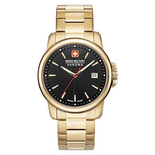 Swiss Military Hanowa Unisex Erwachsene Analog Quarz Uhr mit Edelstahl Armband 06-5230.7.02.007 von Swiss Military Hanowa
