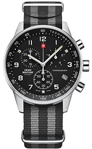 SWISS MILITARY by CHRONO - Chronograph "ARENA" schwarz von SWISS MILITARY