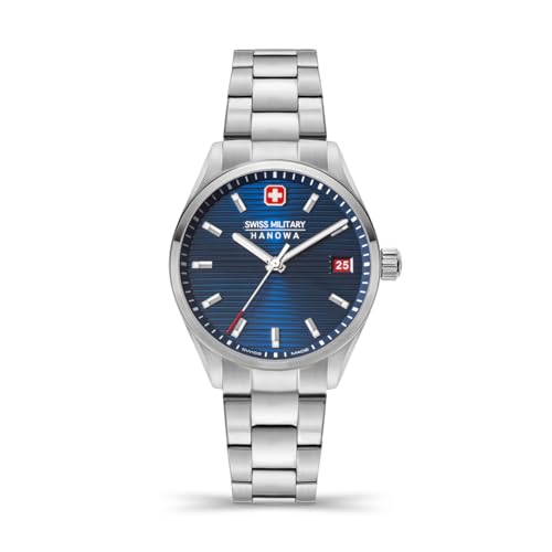 Swiss Military Hanowa SMWLH2200202 Roadrunner Lady Damenuhr mit Edelstahlband Saphirglas von Swiss Military by Chrono