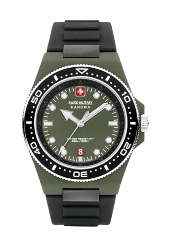 Swiss Military Hanowa Herren Analog Quarz Uhr mit Silikon Armband SMWGN0001181 von Swiss Military Hanowa