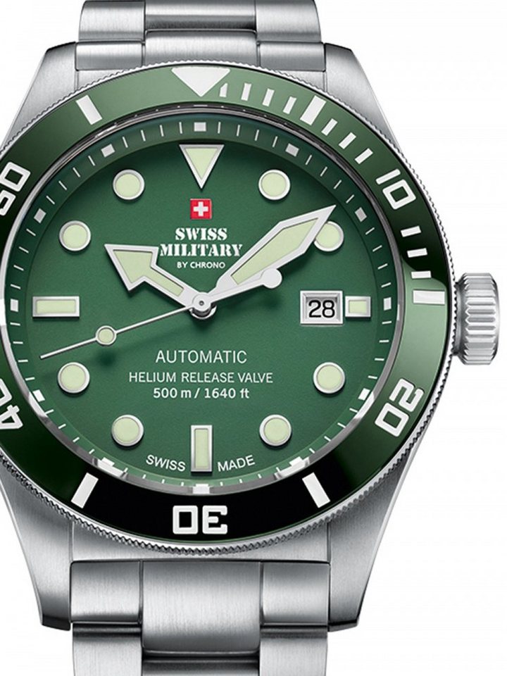 Swiss Military by Chrono Automatikuhr Swiss Military SMA34075.03 Automatik 44mm 50ATM von Swiss Military by Chrono