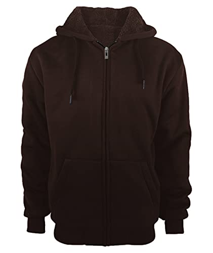 SwissWell Herren Fleecejacke Full Zip Kapuzenjacke Winter Sweatjacke mit Kapuze Gefütterte Hoodie Männer von SwissWell