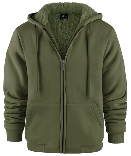SwissWell Hoodies für Männer mit Kapuze Sweatshirts Warmer Kapuzenpulli Gefütterte Sweatjacke Winter Kapuzenjacke von SwissWell