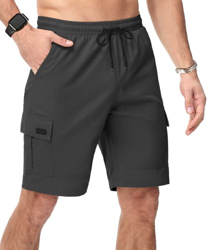 SwissWell Kurze Hosen Herren Cargo Shorts Sommer Golfhose Kurze Leichte Chino Shorts Bermuda Freizeithose mit Taschen von SwissWell