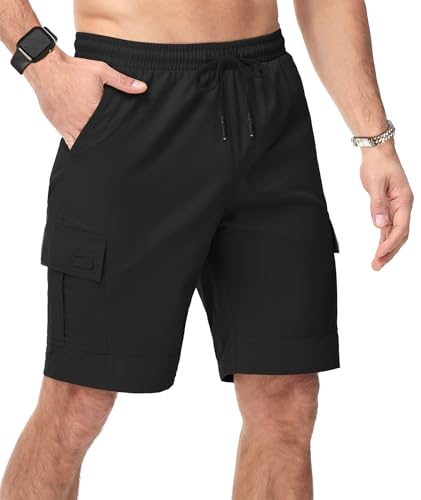 SwissWell Kurze Hosen Herren Cargo Shorts Sommer Golfhose Kurze Leichte Chino Shorts Bermuda Freizeithose mit Taschen von SwissWell