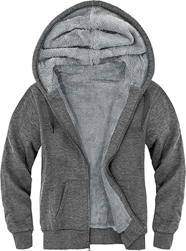 SwissWel Hoodies für Männer mit Kapuze Sweatshirts Reißverschluss Kapuzenjacke von SwissWell