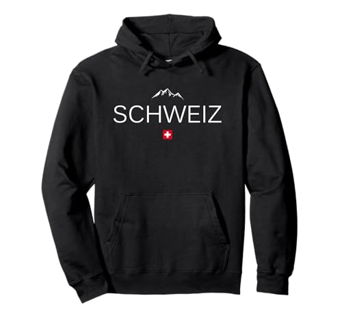 SCHWEIZ Berge Flagge | Damen Herren Kinder | SCHWEIZ Pullover Hoodie von Switzerland Family Shop