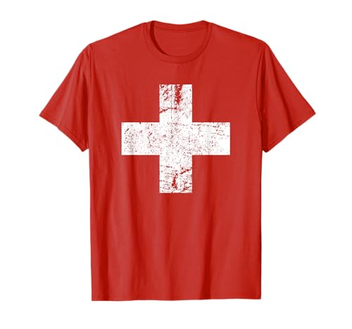 SCHWEIZ Flagge | Damen Herren Kinder SCHWEIZ T-Shirt von Switzerland Family Shop