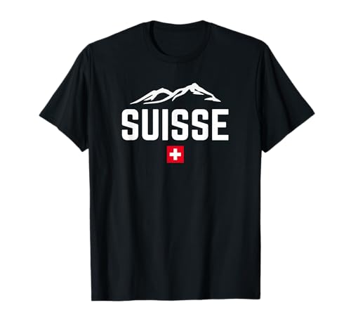 SUISSE SCHWEIZ Flagge | Damen Herren Kinder SCHWEIZ T-Shirt von Switzerland Family Shop