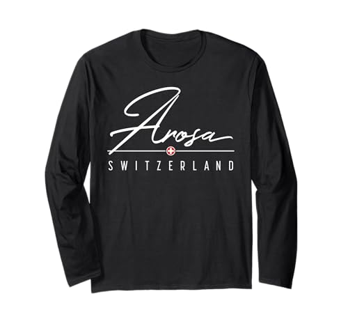 Arosa Schweiz Shirt für Damen, Herren, Mädchen & Jungen Langarmshirt Arosa Schweiz Shirt für Damen, Herren, Mädchen & Jungen Langarmshirt von Switzerland Souvenirs & Gifts by DV8sTees