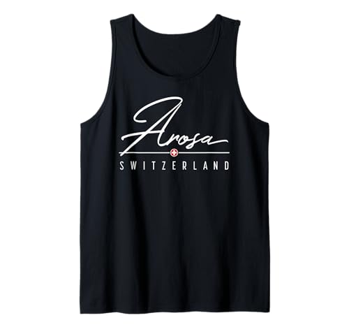 Arosa Schweiz Shirt für Damen, Herren, Mädchen & Jungen Tank Top von Switzerland Souvenirs & Gifts by DV8sTees