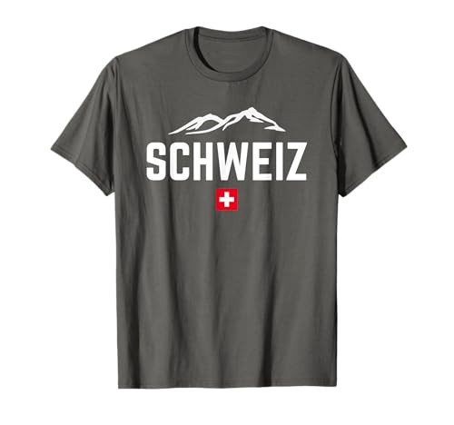 SCHWEIZ Flagge Berge | Damen Herren Kinder SCHWEIZ T-Shirt SCHWEIZ Flagge Berge | Damen Herren Kinder SCHWEIZ T-Shirt von Switzerland Family Shop
