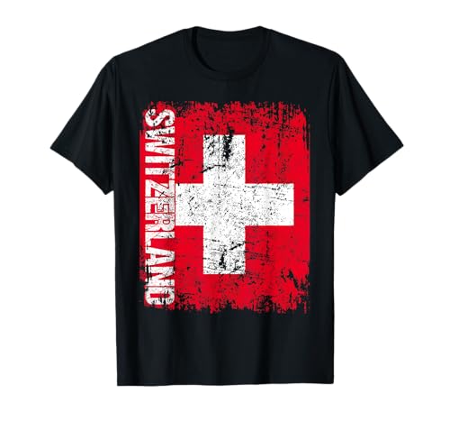 SCHWEIZ Flagge | Damen Herren Kinder SCHWEIZ T-Shirt SCHWEIZ Flagge | Damen Herren Kinder SCHWEIZ T-Shirt von Switzerland Family Shop