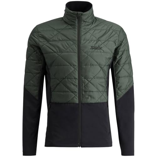 Swix Herren Infinity Hybrid Insulated Jacket M Jacke, Forest/Black, X-Large von Swix