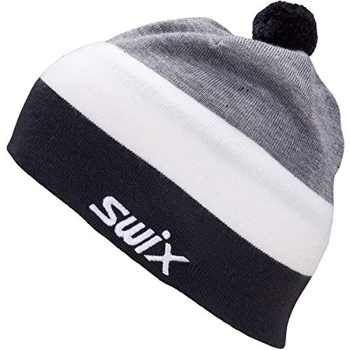 Swix Kinder Tradition Mütze, Dark Navy-Snow White, cm 53 von Swix