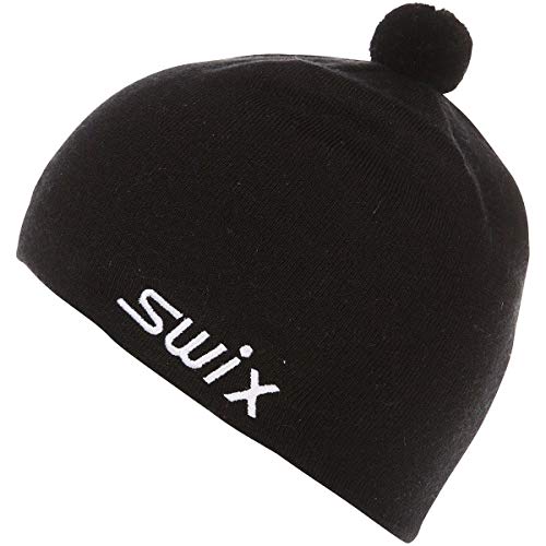 Swix Tradition hat w Flag - Black von Swix