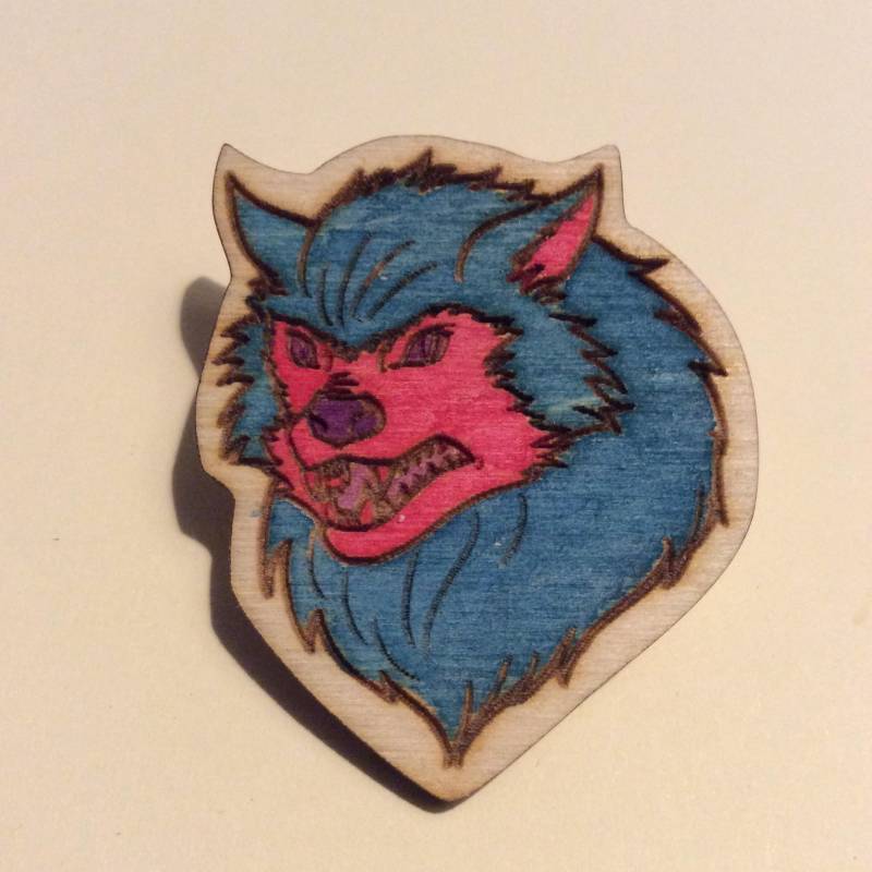 Bisexueller Werwolf Pin Bisexueller Werwolf Pin von Swordanddagger