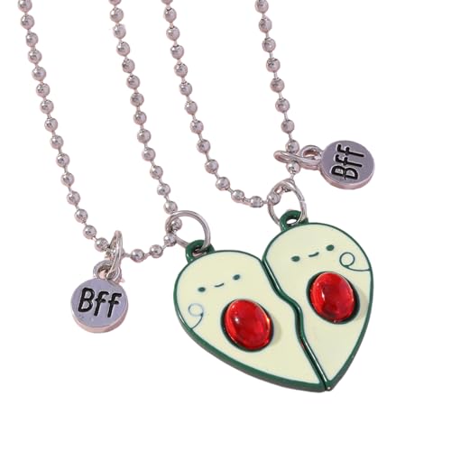 2 Stück Best Friend Avocado Anhänger Halskette Einzigartige Avocado Herz Halskette Freundschaft Anhänger Halskette Frauen Niedlich Freundschaft Zubehör, Einheitsgröße, Wie beschrieben, Wie beschrieben 2 Stück Best Friend Avocado Anhänger Halskette Einzigartige Avocado Herz Halskette Freundschaft Anhänger Halskette Frauen Niedlich Freundschaft Zubehör, Einheitsgröße, Wie beschrieben, Wie beschrieben von Sxett