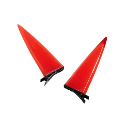 3D Teufelshorn Haarklammer Halloween Cosplay Party Harz-Haarhorn für Erwachsene Bühnenzubehör Teufelskrallen H von Sxett