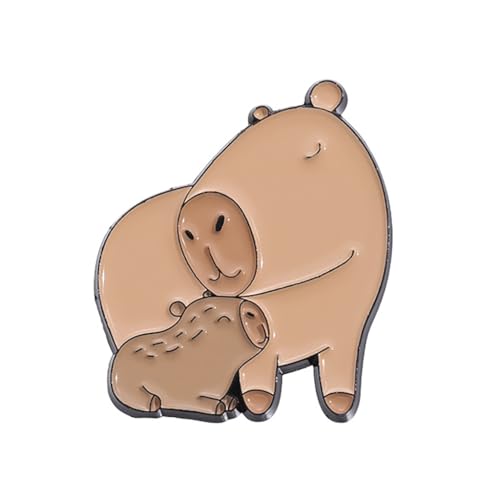 Capybaras Brosche Charm Tier Pin Capybaras Brosche Anstecknadel Mode Anstecknadel Legierung Textur geeignet für stilvollen Rucksack, Polyester Capybaras Brosche Charm Tier Pin Capybaras Brosche Anstecknadel Mode Anstecknadel Legierung Textur geeignet für stilvollen Rucksack, Polyester von Sxett