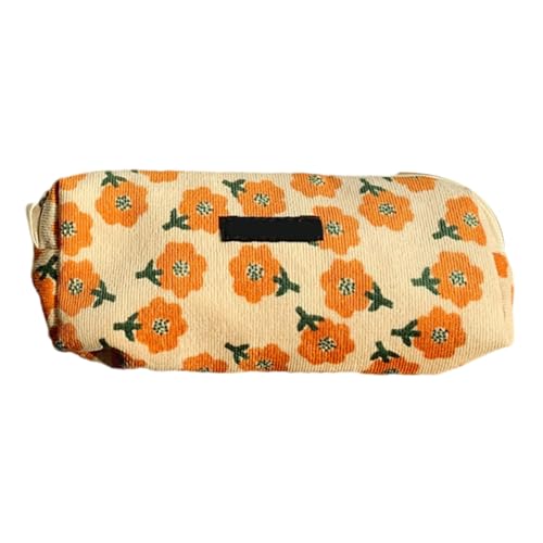 Federmäppchen aus Cord mit großem Fassungsvermögen, Stifteetui mit Reißverschluss, großes Fach für Mädchen, Frauen, Studenten, Schule, Mi Meihua von Sxett