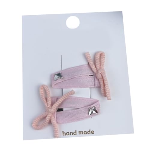 Haarspangen für heiße Mädchen, kleine Schleifenform, Pferdeschwanz, Haarspangen für Kinder, Mädchen, 2 Stück von Sxett