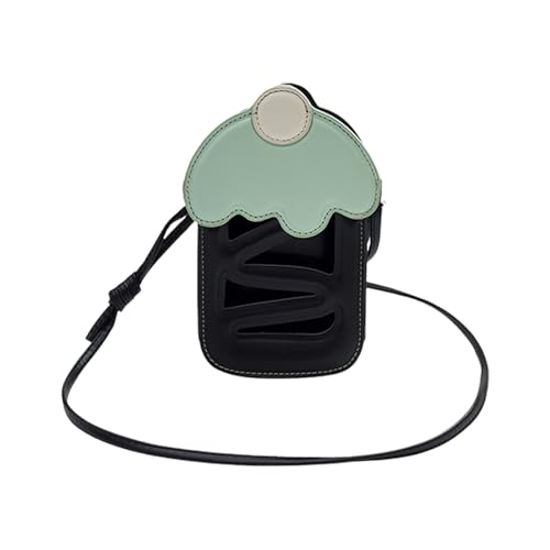 Kleine Crossbody-Tasche für Damen, Umhängetasche, Handy, Schultertasche, Geldbörse mit Schulterriemen, Schwarz von Sxett