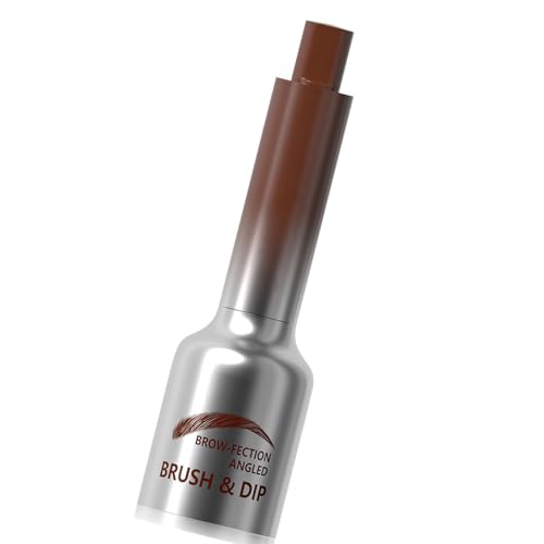 Liquid Microblading Augenbrauenstift, quadratisch, abgewinkelt, Pinsel, haarähnliche Striche, natürliche Formgebung, Konturenfüllung, Braue, abgewinkelter Pinsel & Dip-Flüssiggel von Sxett