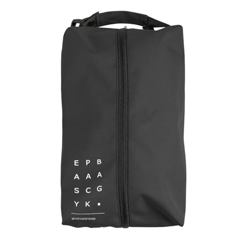 Oxford Cloth Shoes Storage Bags Portable Shoe Storage Case Men Women Sneakers Organizers Zippers Shoes Pouches Hanging Bag, Schwarze Trompete, Einheitsgröße von Sxett