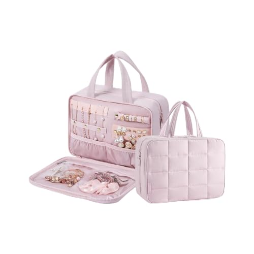 Reise-Kulturbeutel zum Aufhängen, 7,6 cm, 1 Organizer, Kosmetik-Behälter, großes Fassungsvermögen, für Damen und Mädchen, Make-up-Kosmetik-Organizer-Tasche, a von Sxett