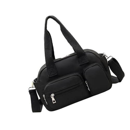 Reisetasche, Übernachtungstasche, Workout, Turnbeutel, modische Umhängetasche, wasserabweisend, für persönliche Gegenstände, Geschenke, Schwarz von Sxett
