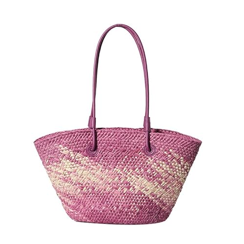 Stilvolle koreanische Stile, bunte Stroh-Handtasche mit geräumigem Innenraum, kontrastfarbener Korb, Umhängetasche, stilvolle gewebte Umhängetasche, a, One Size Stilvolle koreanische Stile, bunte Stroh-Handtasche mit geräumigem Innenraum, kontrastfarbener Korb, Umhängetasche, stilvolle gewebte Umhängetasche, a, One Size von Sxett