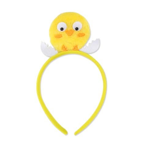 Sxett Haarband mit Huhn, Hasenohren, Foto-Requisiten, Ostern, Haarreif, Stirnband, Party, Kopfschmuck, lustige Stirnbänder für Musik-Festivals von Sxett