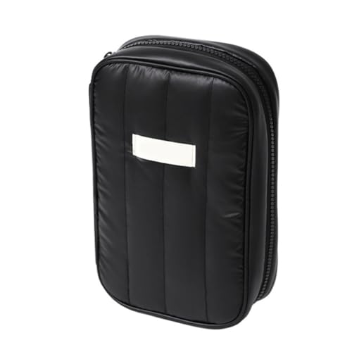 Sxett Kabel-Organizer, Reisekoffer, elektronisches Zubehör, Tragetasche, Kabel-Organizer für Kabel, Schwarz von Sxett